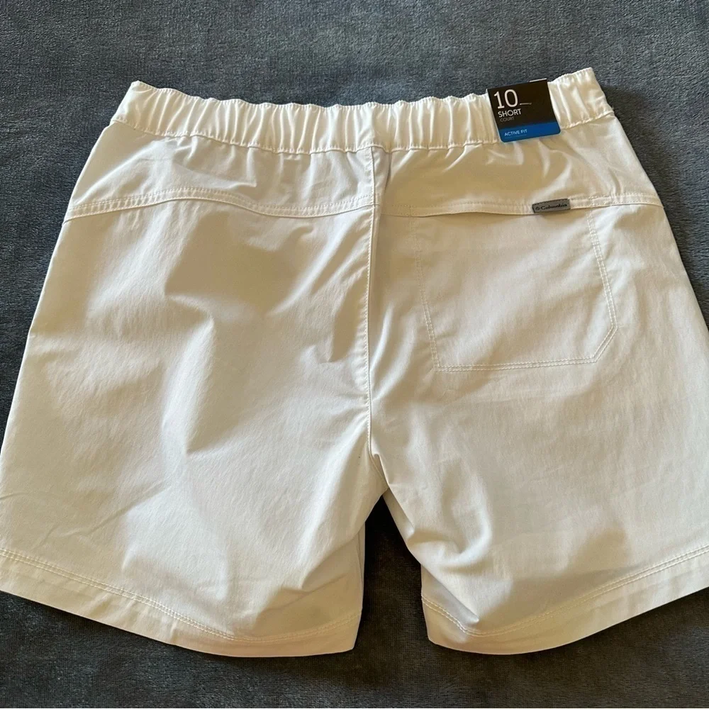 NWT Columbia Longer Days White 6” Shorts Size 10